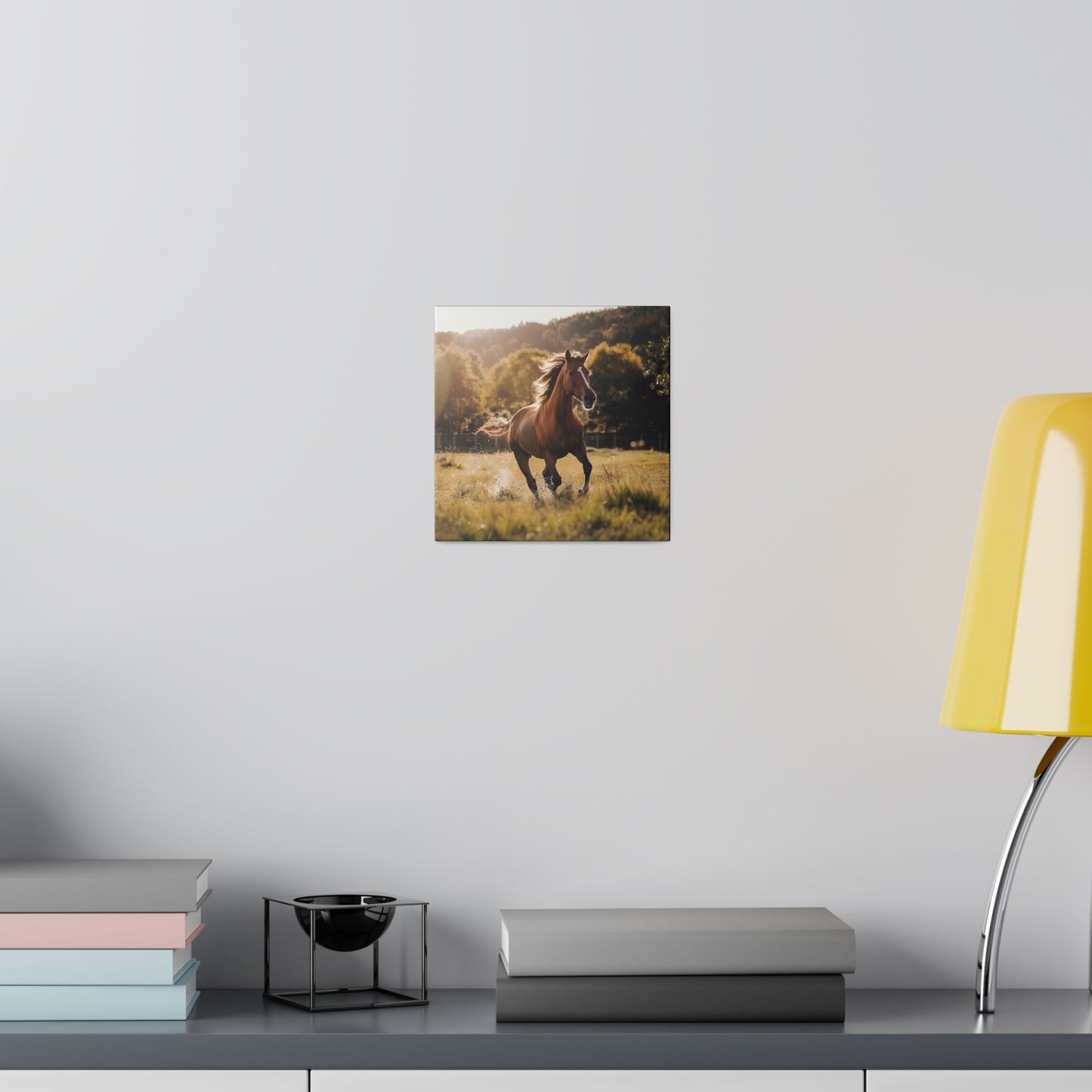 "Running Horse" Matte Canva